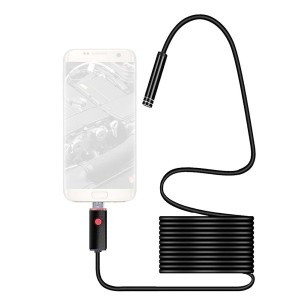 t.b.t. Telecamera endoscopica con connessione USB per smartphone, accessorio domotica.