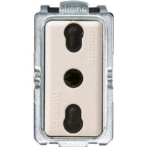 Inserto interruttore t.b.t. per placche e comandi.