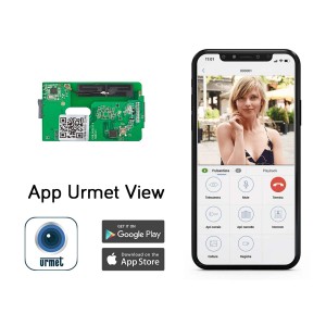 t.b.t. Scheda e smartphone con app Urmet View per citofoni.