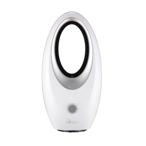 Ventilatore Ardes bianco ovale da tavolo.