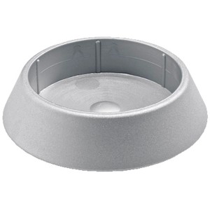 Cappuccio per gamba del tavolo Hettich argentato, Ø 60 mm. Accessorio per gambe mobili.