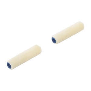 Set da 2 rulli in velluto LUX, larghezza 10 cm, per vernici e sigillanti.