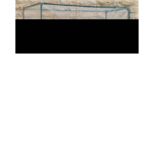Serra da orto in acciaio e PVC Pomodori Garden Friend 100x50x100 cm trasparente