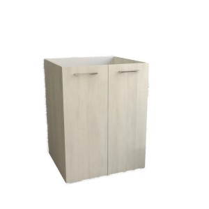 t.b.t. Mobile sottolavabo per arredo bagno effetto legno con due ante.