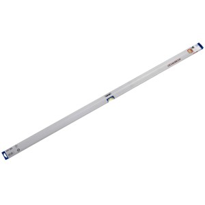 Livella a bolla LUX Comfort, 150 cm, con fiala orizzontale e verticale per misurazioni precise.