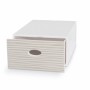 Contenitore t.b.t. con cassetto, bianco/beige. Ideale per lo stoccaggio.