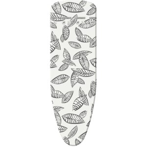 Copriasse da stiro Leifheit Perfect Steam L/Universal con motivo a foglie per stazioni a vapore.