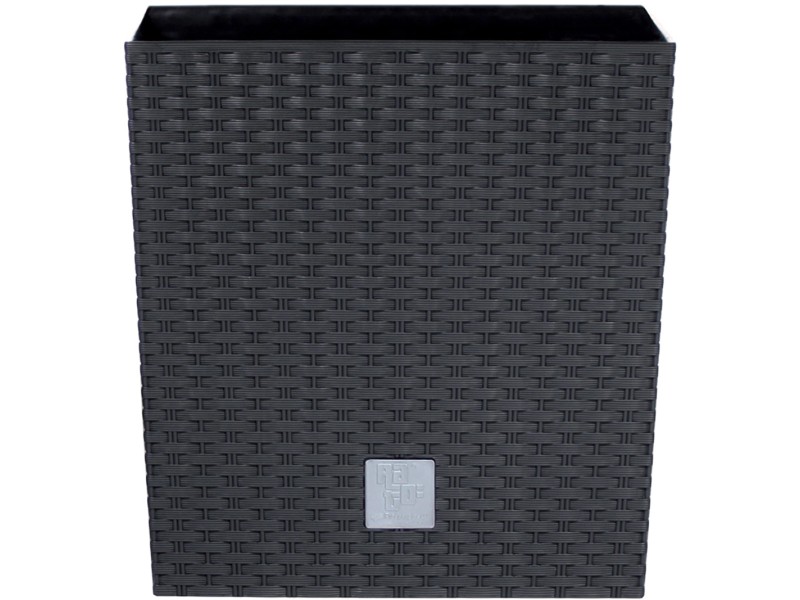 Vaso Per Fiori Effetto Rattan Con Inserto Rato (300 Umbra - Foto 4