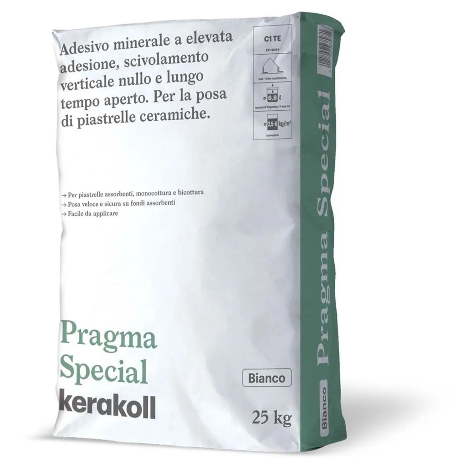 Colla per piastrelle adesivo minerale Special 25 kg bianco