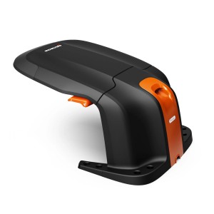 Garage Segway S per robot rasaerba Navimow i, stazione di parcheggio e riparo grigio.