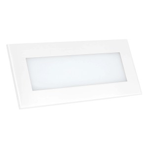 Faretto da incasso per esterno t.b.t. bianco.