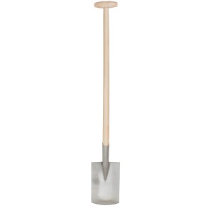 Vanga da donna LUX con manico in frassino e bordo di battuta, lunghezza 85 cm.