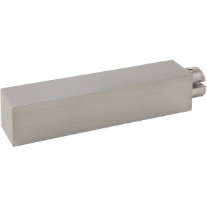 Terminale per bastone per tenda Mydeco Go in acciaio inox, 1,8x1,8 cm.