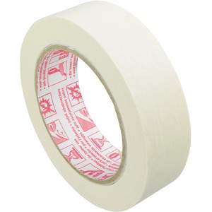 Rotolo di nastro adesivo in carta crespa LUX, 19 mm x 50 m, per lavori di pittura.