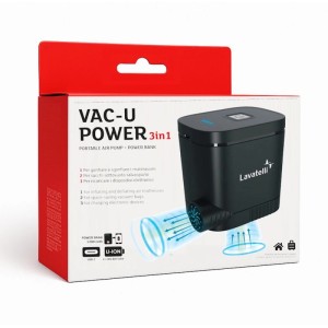 Mini Pompa Elettrica Vac-UPower 3in1 25W per sottovuoto e gonfiaggio