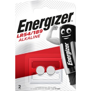 Energizer LR54/189 pile a bottone, confezione da 2.