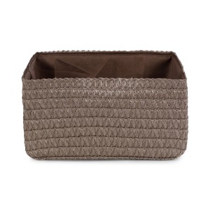 Cesto t.b.t. marrone per accessori da parete e contenitori.