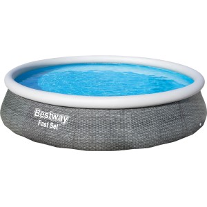 Piscina fuori terra in pvc Bestway Fast Set filtro a cartuccia Ø 396 x 84 cm