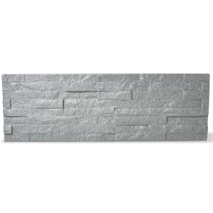 Rivestimento murale/listelli t.b.t. grigio effetto pietra per interni ed esterni.