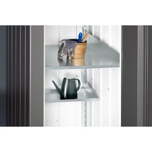 Ripiano Biohort per armadio da terrazza Julia Gr. L zincato