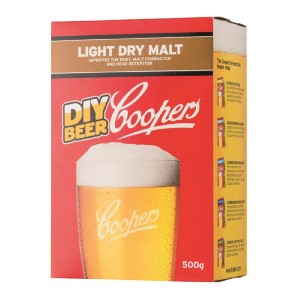 Estratto di malto secco chiaro Coopers per birra fai-da-te, 500g.