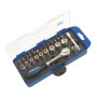 Set di chiavi a bussola e inserti LUX, 38 pezzi in custodia blu. Chiavi e estrattori.