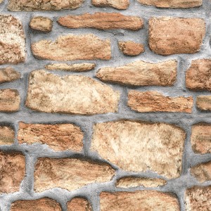 Pellicola adesiva t.b.t. con motivo a pietra nei toni del marrone e del grigio.