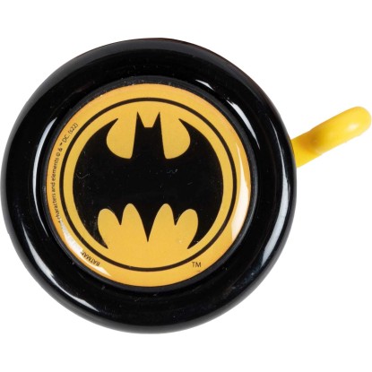 Campanello bici Batman in metallo nero e giallo