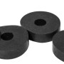 Guarnizioni piatte nere (t.b.t.) in gomma, set da 5.