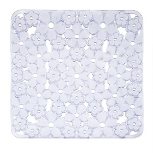 Tappetino da cucina trasparente con motivo floreale per l'organizzazione della cucina.