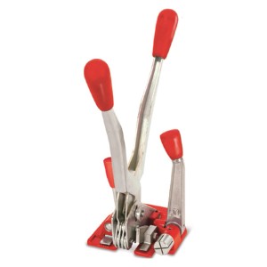 Tensionatore t.b.t. per sigillare in modo sicuro gli imballaggi con reggia.