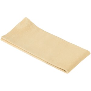 Panno in pelle beige OBI per la cura dell'auto e la pulizia senza aloni.
