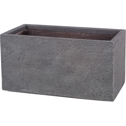 Vaso da esterno marrone 60 x 28 x 28 cm