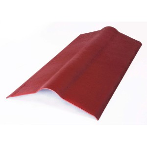 Lastra bituminosa rossa t.b.t. per copertura tetti.