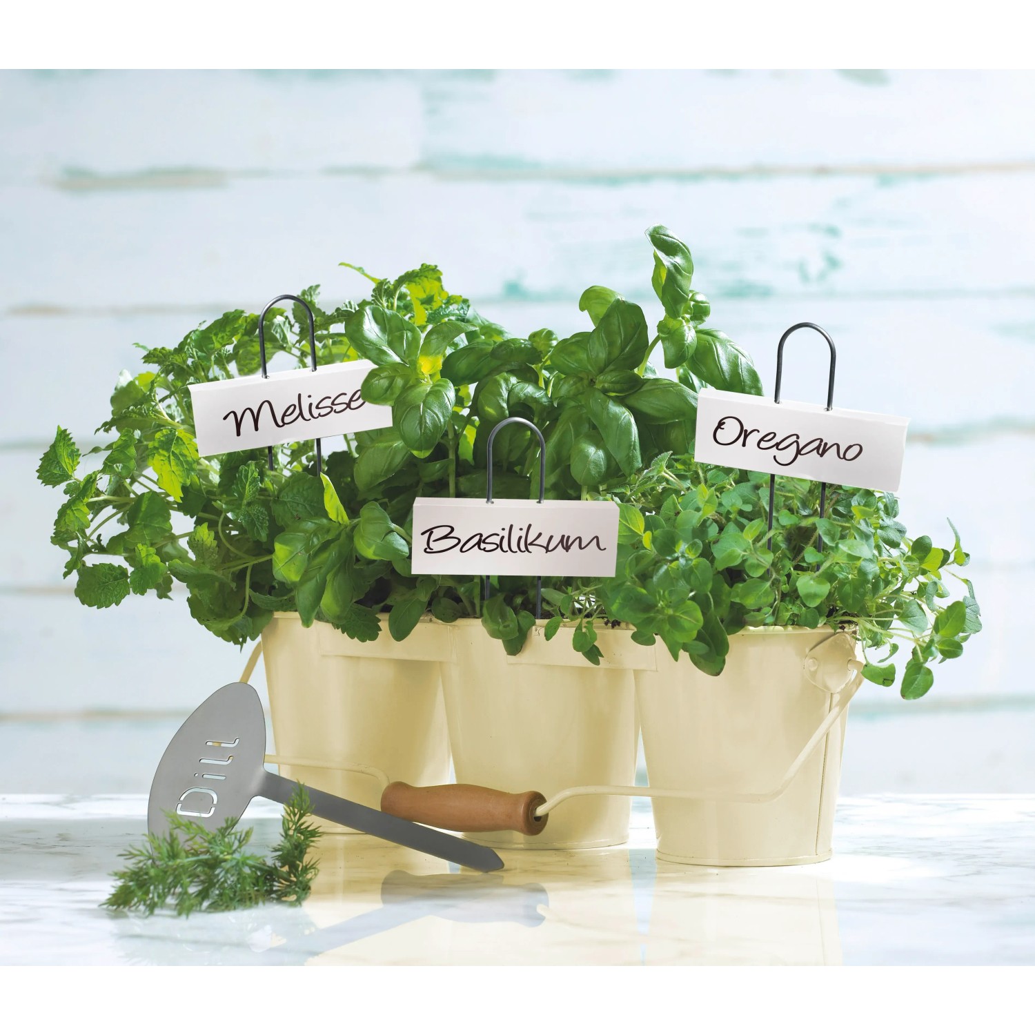 100 Etichette Per Piante Da Giardino In Plastica Con Pennarello - Cartellini Per Fiori, Erbe, Orto E Semi, Riutilizzabili