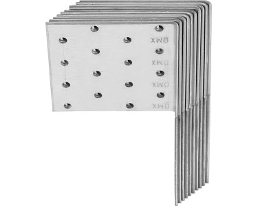 SS8® Staffe Angolari 80 X 80 X 40 Mm (4 Pezzi) Staffa Angolare In Metallo Piastra A L Resistente Staffa In Acciaio - Foto 11