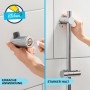 Installazione del set asta doccia Grohe QuickFix con colla, effetto cromo.