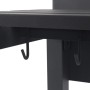 Dettaglio: Grill a carbone Jamestown Jaxon XL con ganci per utensili barbecue.
