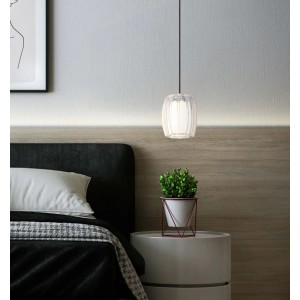Sospensione LED Maribel Ø 18x120 cm