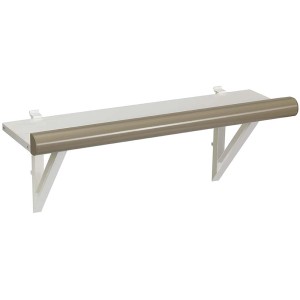 Mensola a muro beige Garofalo Evo (73,5 cm) per casette da giardino, in plastica.