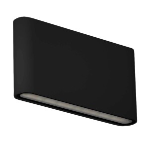 Applique LED 1390 lm 3000-4000-6000K 12W IP54 nero