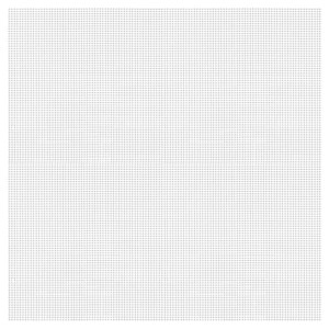 Zanzariera fine e chiara con struttura a maglie.