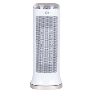 Stufa elettrica bianca t.b.t. per interni.