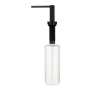 Dispenser detersivo acciaio inox 0,5 l Idrostile 330 mm nero opaco resistente