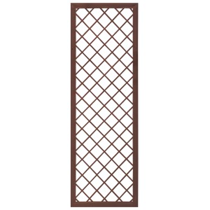 Traliccio fisso con cornice in metallo m 1,8x0,6 marrone