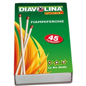 Fiammiferi t.b.t. per accendere caminetti e griglie. Accendino della categoria Combustibili e accendifuoco.