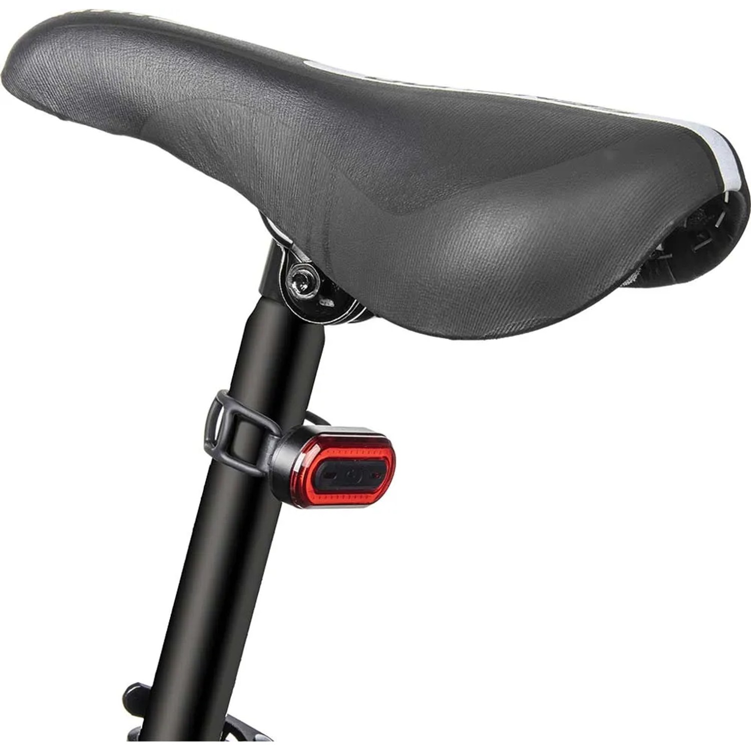 Luce per bici t.b.t. fissata al reggisella.