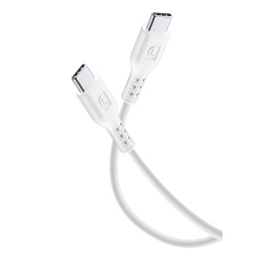 Cavo USB-C t.b.t. bianco, primo piano.