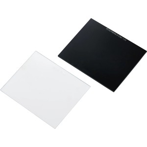 Set di vetri protettivi LUX DIN 9 Comfort per protezione occhi: vetro chiaro e scuro.