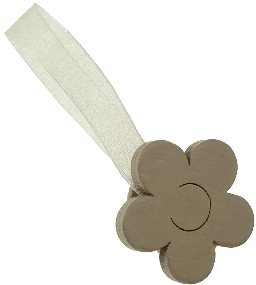 Fermatende A Parete A Forma Di U - 2 Pezzi In Legno, Per Tende E Appendiabiti, Bianco - Foto 4